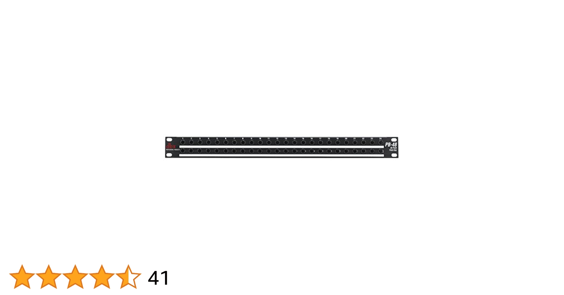 DTM・DAW dbx PB-48 48-Point Patch Bay DBX PB48 48-Way Patch Bay : Amazon.co.uk: Musical
